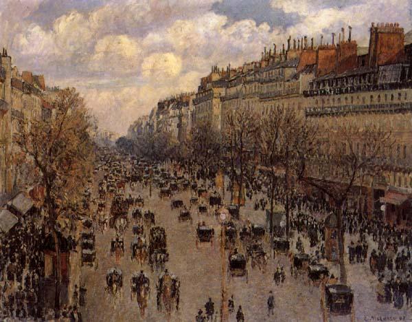 Camille Pissarro Boulevard Montaartre oil painting image
